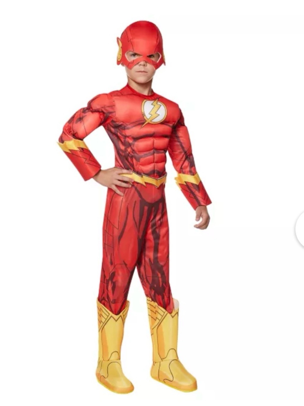 Kids Flash Costume Deluxe - DC Comics size 6